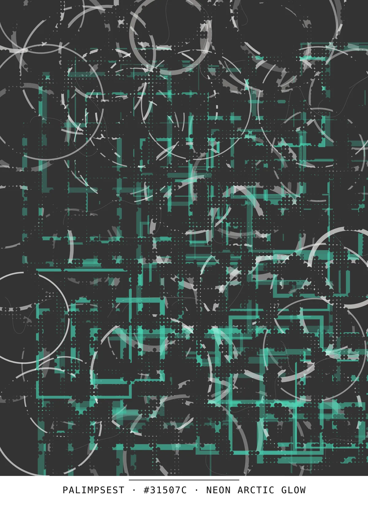 Palimpseste, art génératif — génération n°57