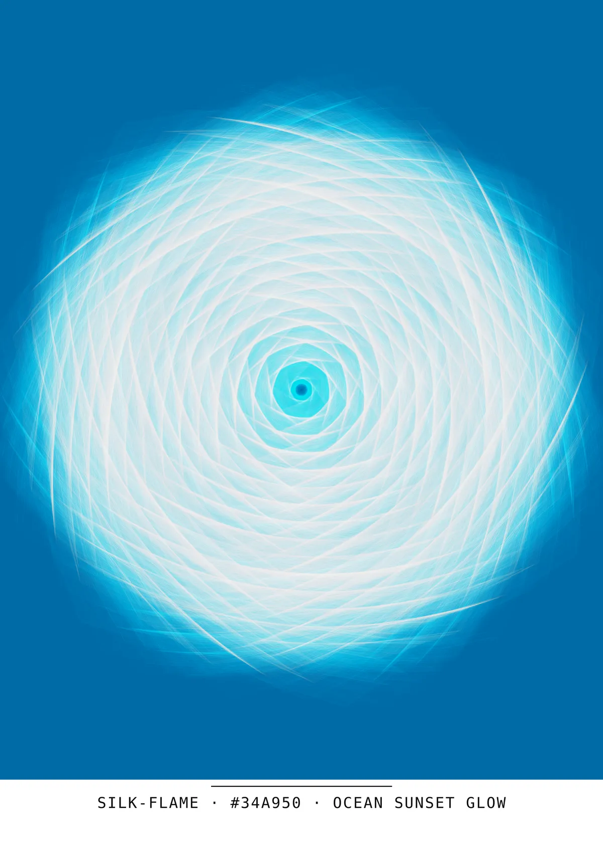 Flamme de soie, art génératif — génération n°81