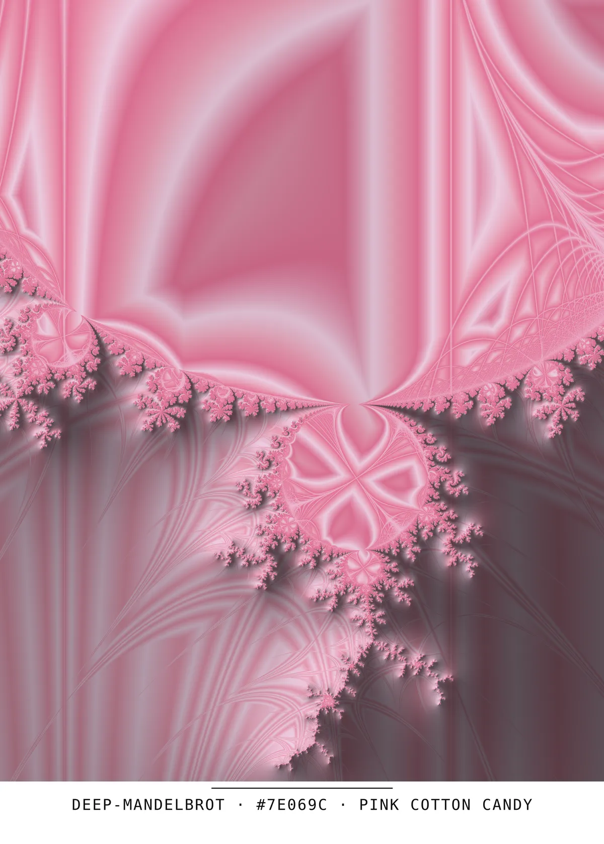 Mandelbrot sculpté, art génératif — génération n°78