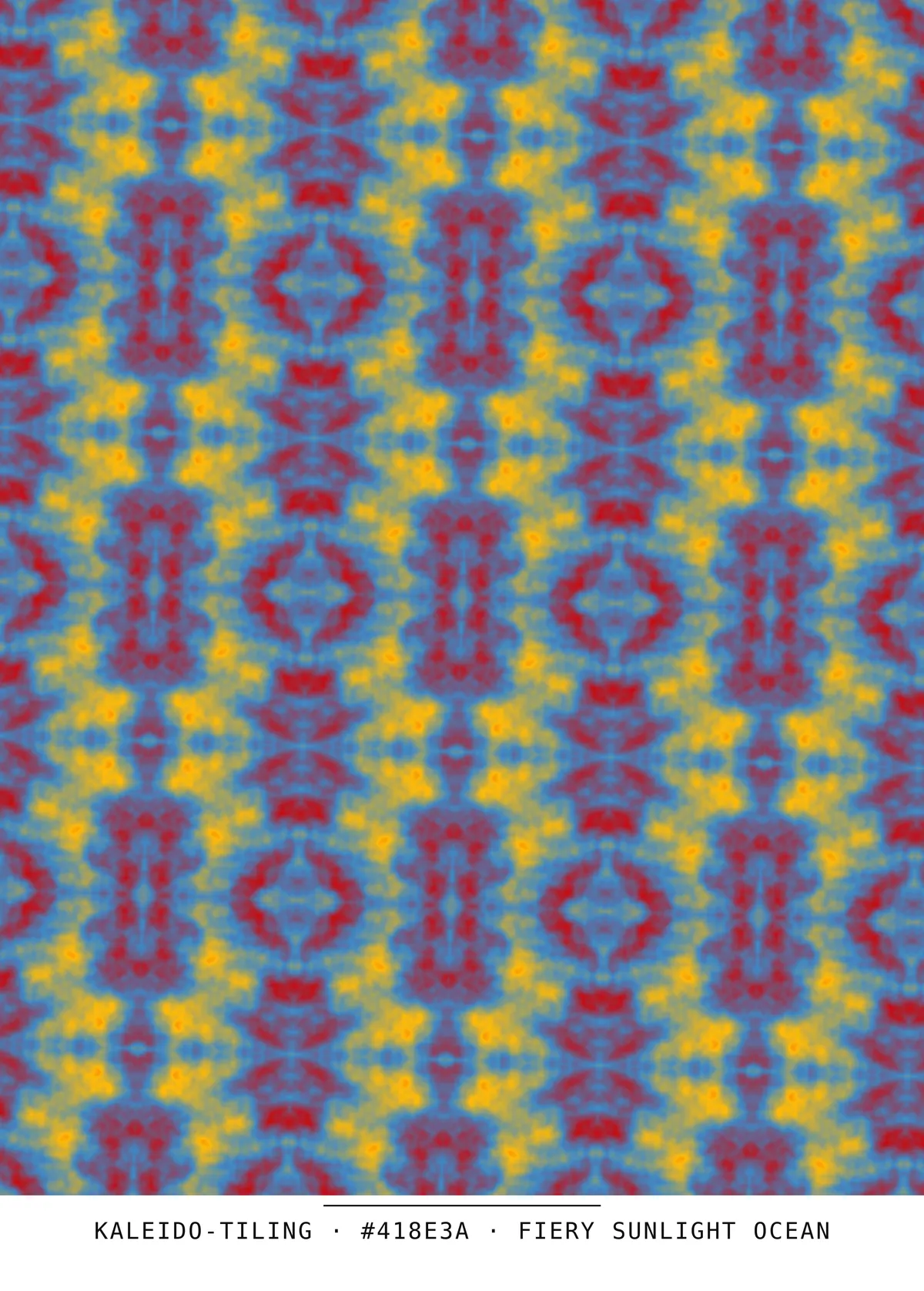 Pavage p4m, art génératif — génération n°85